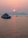 広島湾の夕日